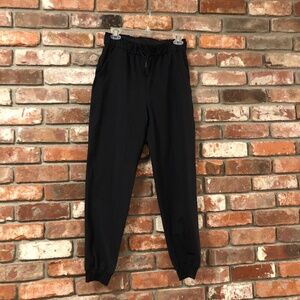 Lululemon Black Stretch High-Rise Jogger - Size 6